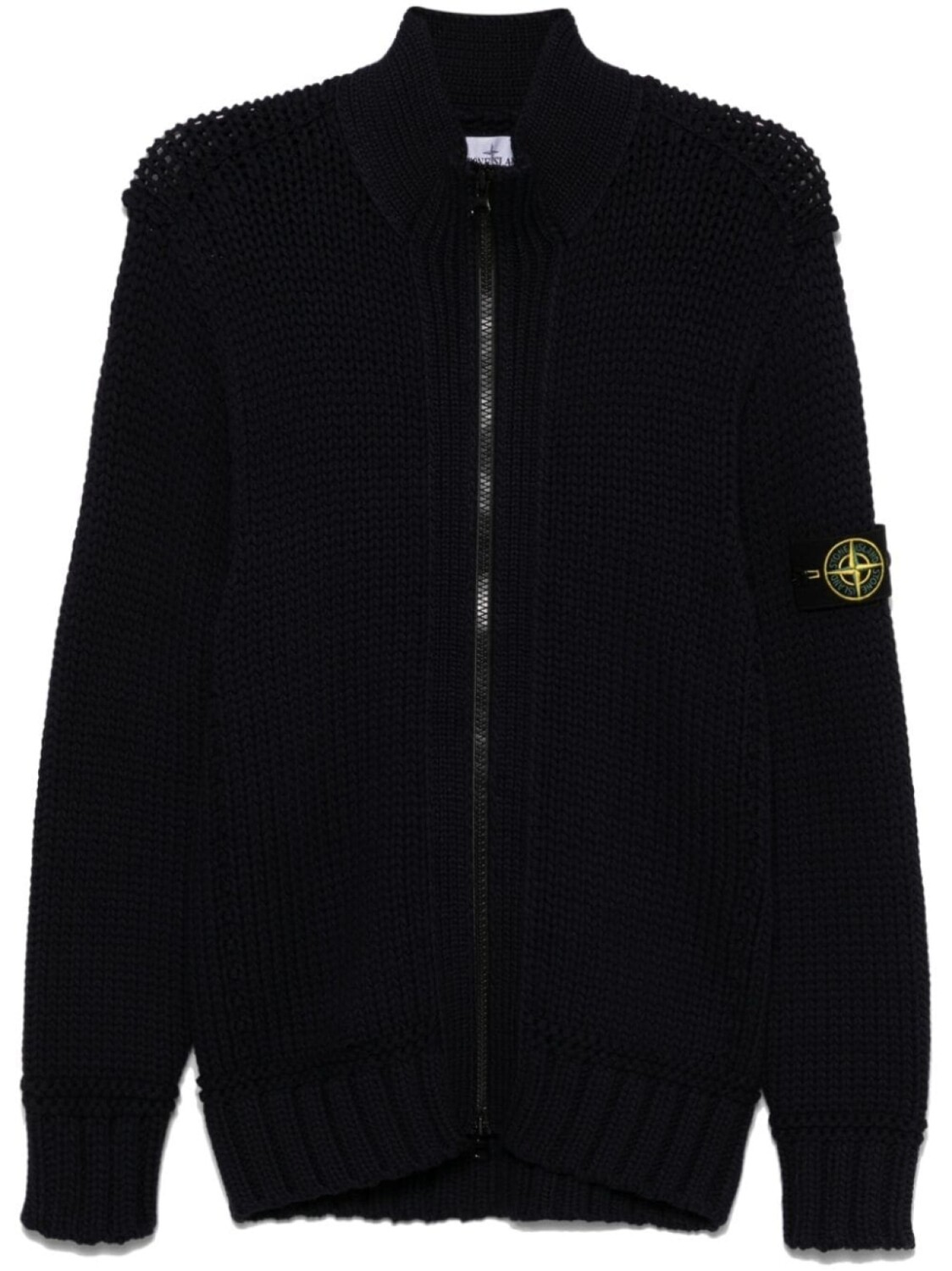 

Кардиган с декоративной строчкой Stone Island, синий