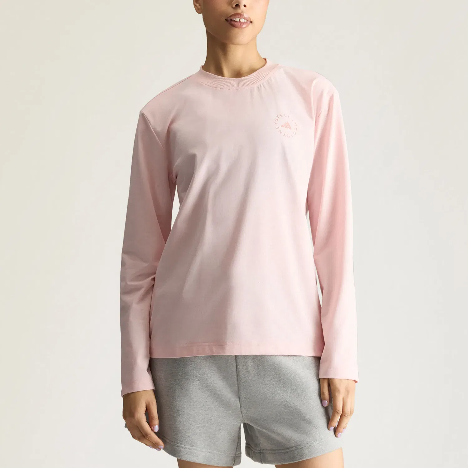 Футболка Adidas Stella McCartney Ice Crystal Pink — фото 3