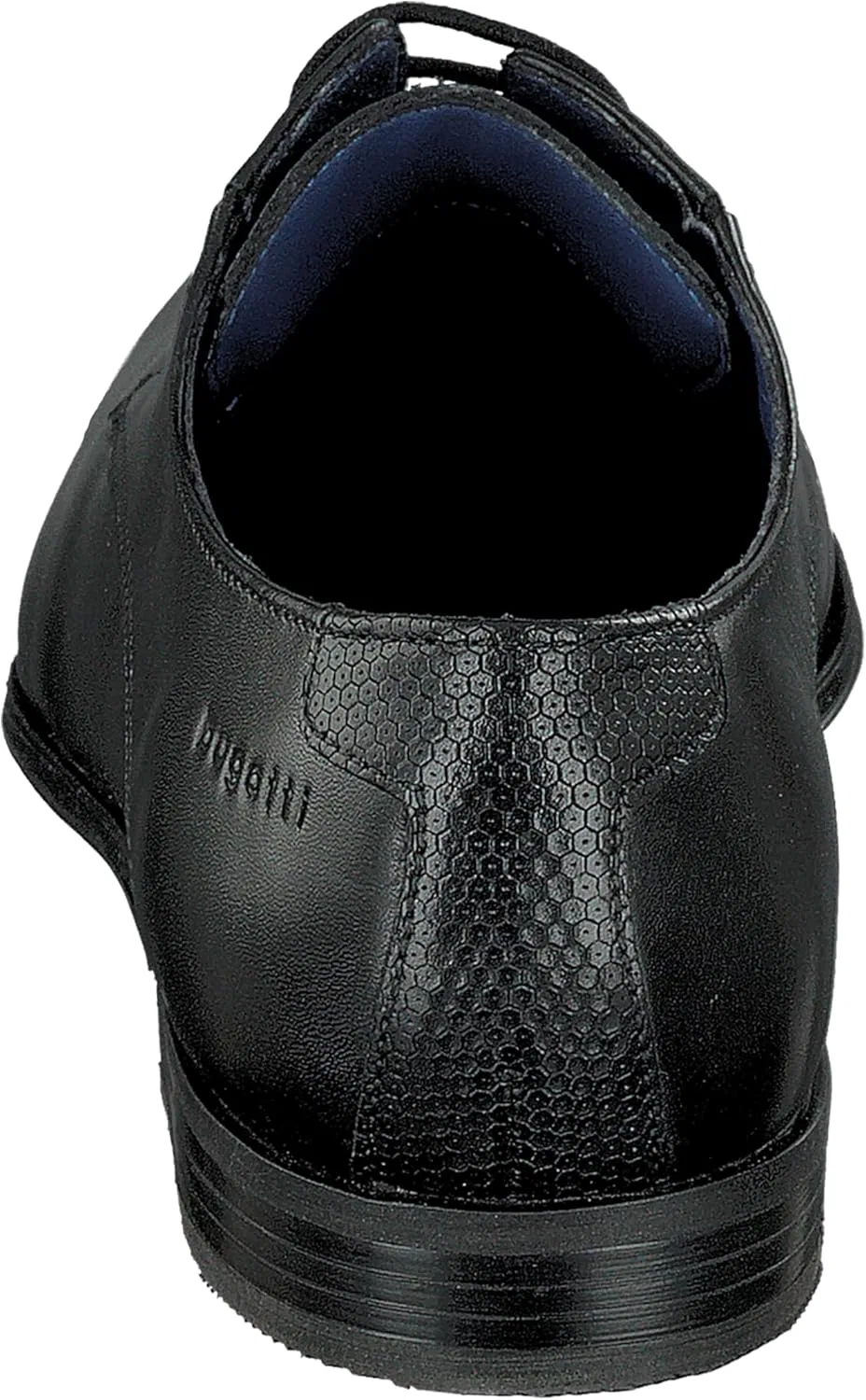 Туфли Bugatti Herren Anzugschuhe Klassischer Business Lederschuhe Derby mit Logo, Black 1000 — фото 3