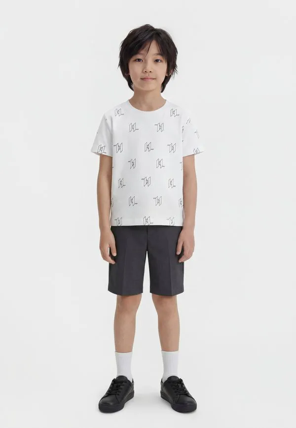Футболка унисекс с принтом Karl Lagerfeld Kids, White
