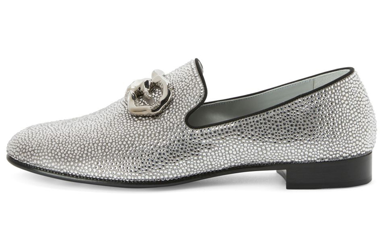 

Giuseppe Zanotti Кожаные мокасины Leopoldino Crystal