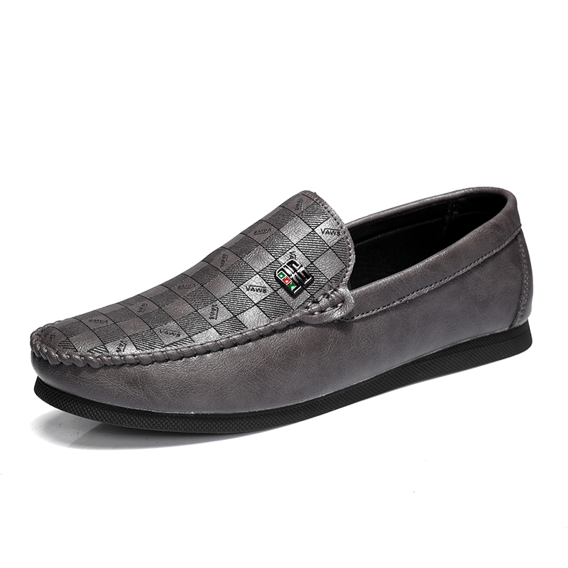

KUPE Мокасины мужские серые, цвет Gray