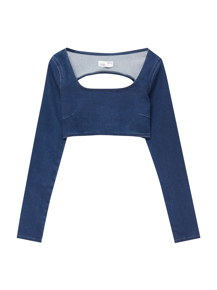 

Рубашка Pull&Bear, темно-синий