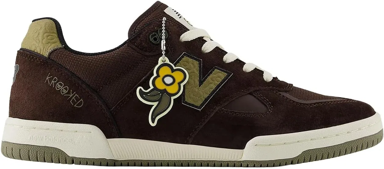 Кеды для скейтбординга Krooked Tom Knox 600 New Balance, Chocolate/Olive