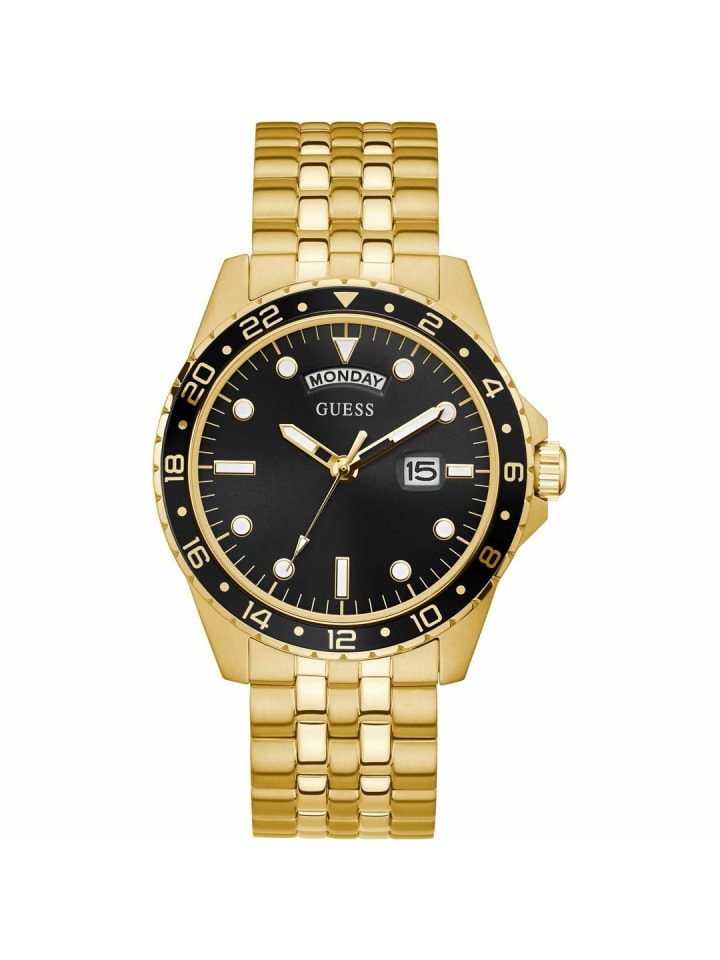 

Guess Мужские аналоговые часы в золотом исполнении