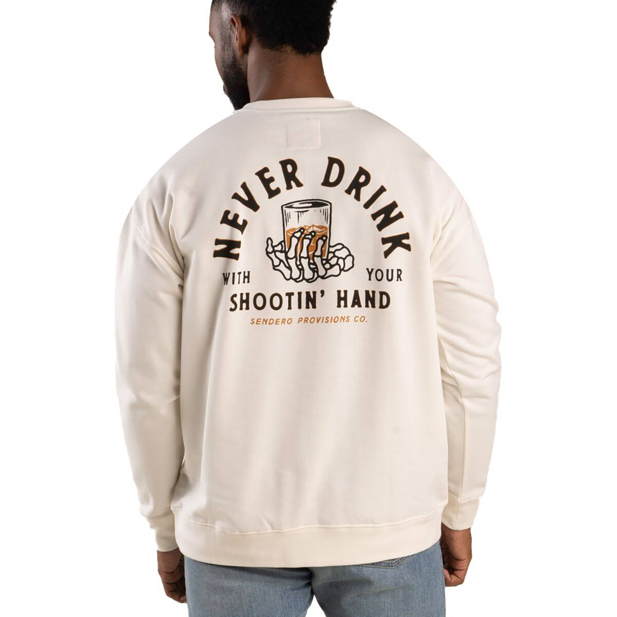 

Свитшот с принтом "Shootin' hand" Sendero Provisions Co., белый