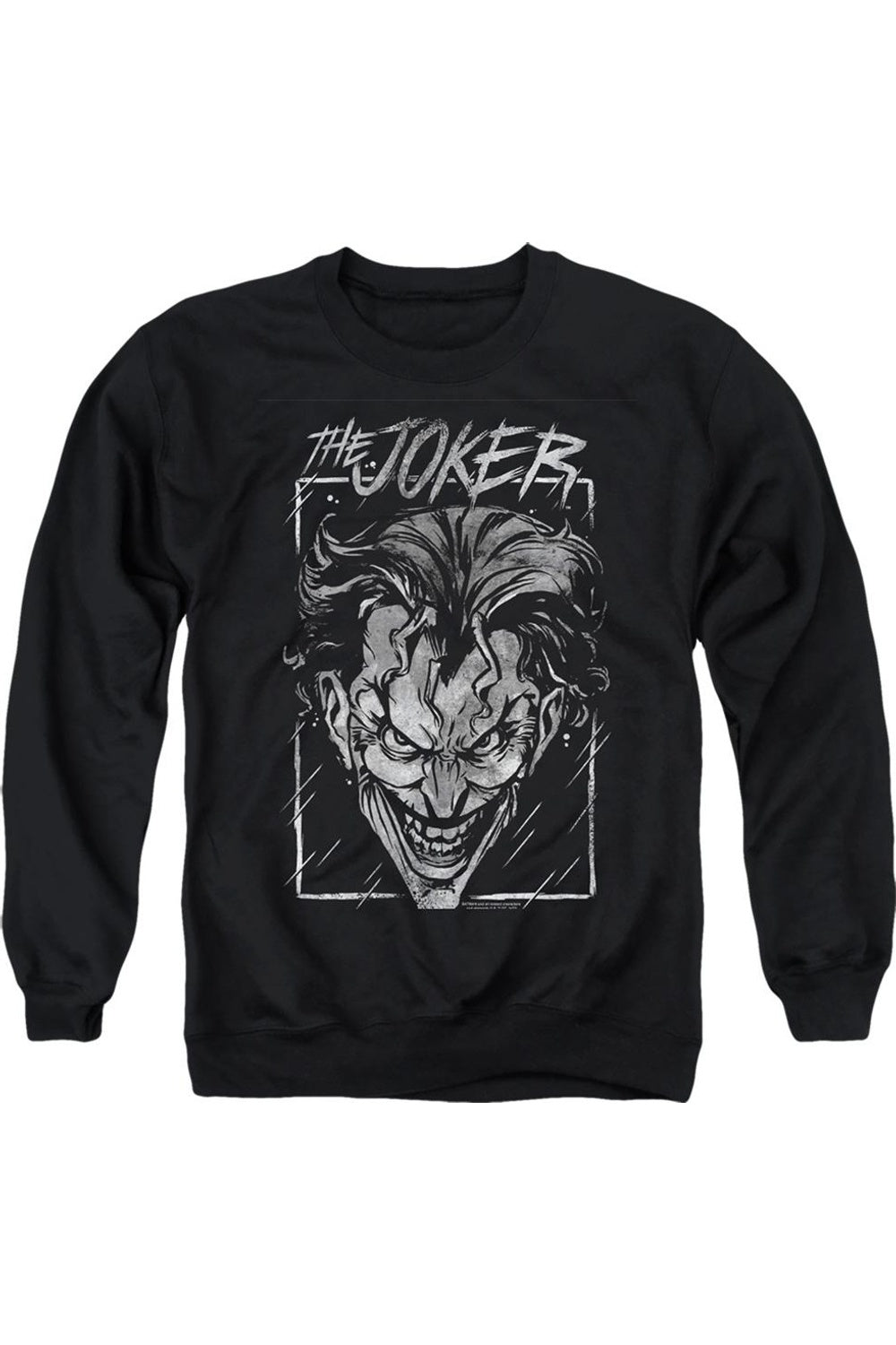 

Толстовка Batman Joker Storm On Black для взрослых с круглым вырезом Gildan