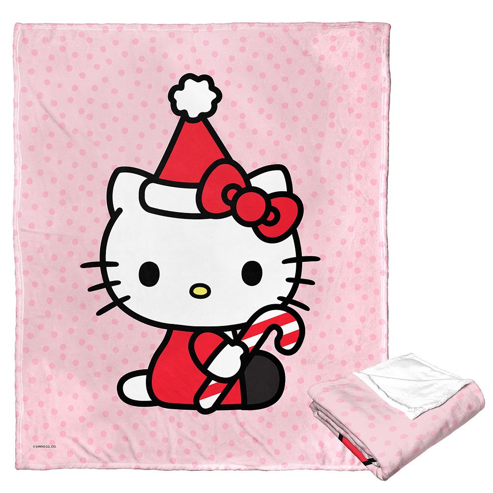 

Одеяло Hello Kitty Candy Cane Kitty Licensed Character, цвет Hello Kitty