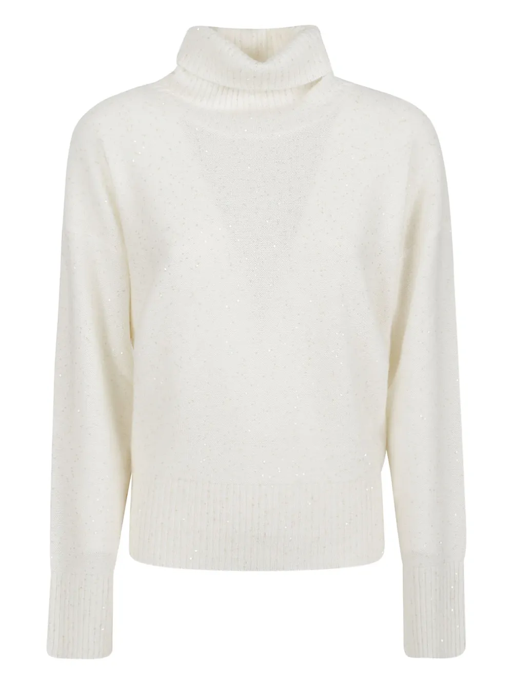 

Свитер, украшенный пайетками Fabiana Filippi, белый