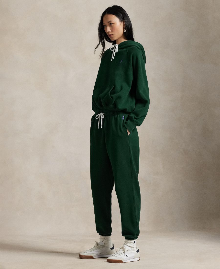 Женские флисовые спортивные штаны на шнуровке Polo Ralph Lauren, Northwest Pine — фото 2