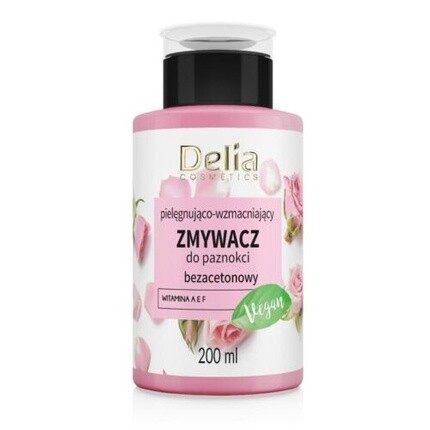 

Cosmetics Vege Средство для снятия лака без ацетона, укрепление и уход, 200 мл, Delia