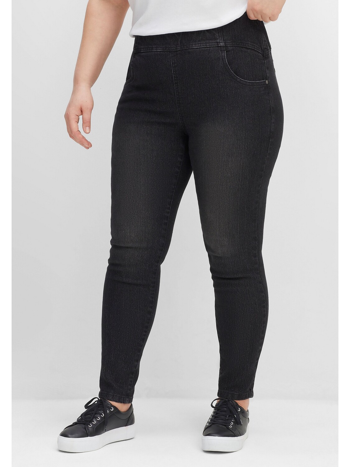 

Джинсы sheego Jeggings, черный
