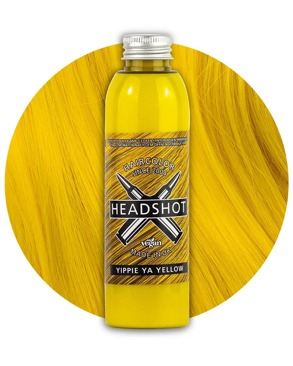 Полуперманентная краска для волос Yippie Ya Yellow Headshot желтая