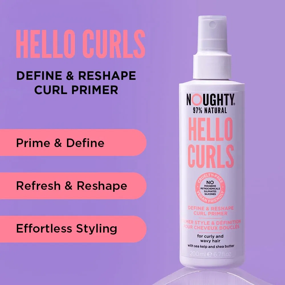 Праймер для формирования и восстановления локонов Hello Curl Define and Re-Shape от Noughty, 200 мл Noughty — фото 2