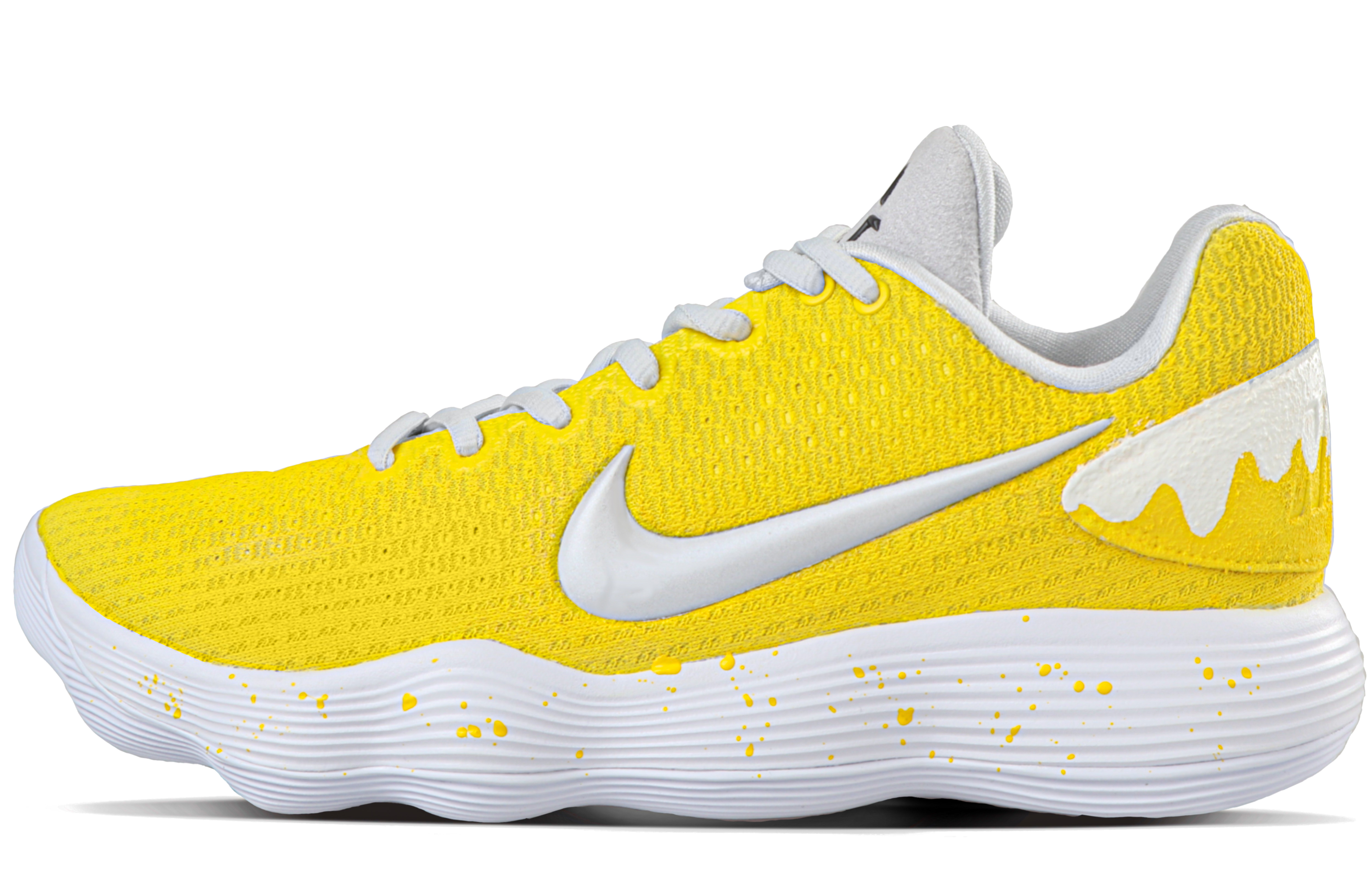 

Баскетбольные кроссовки Hyperdunk 2017 Basketball Shoes Men Low-Top White/Yellow Nike