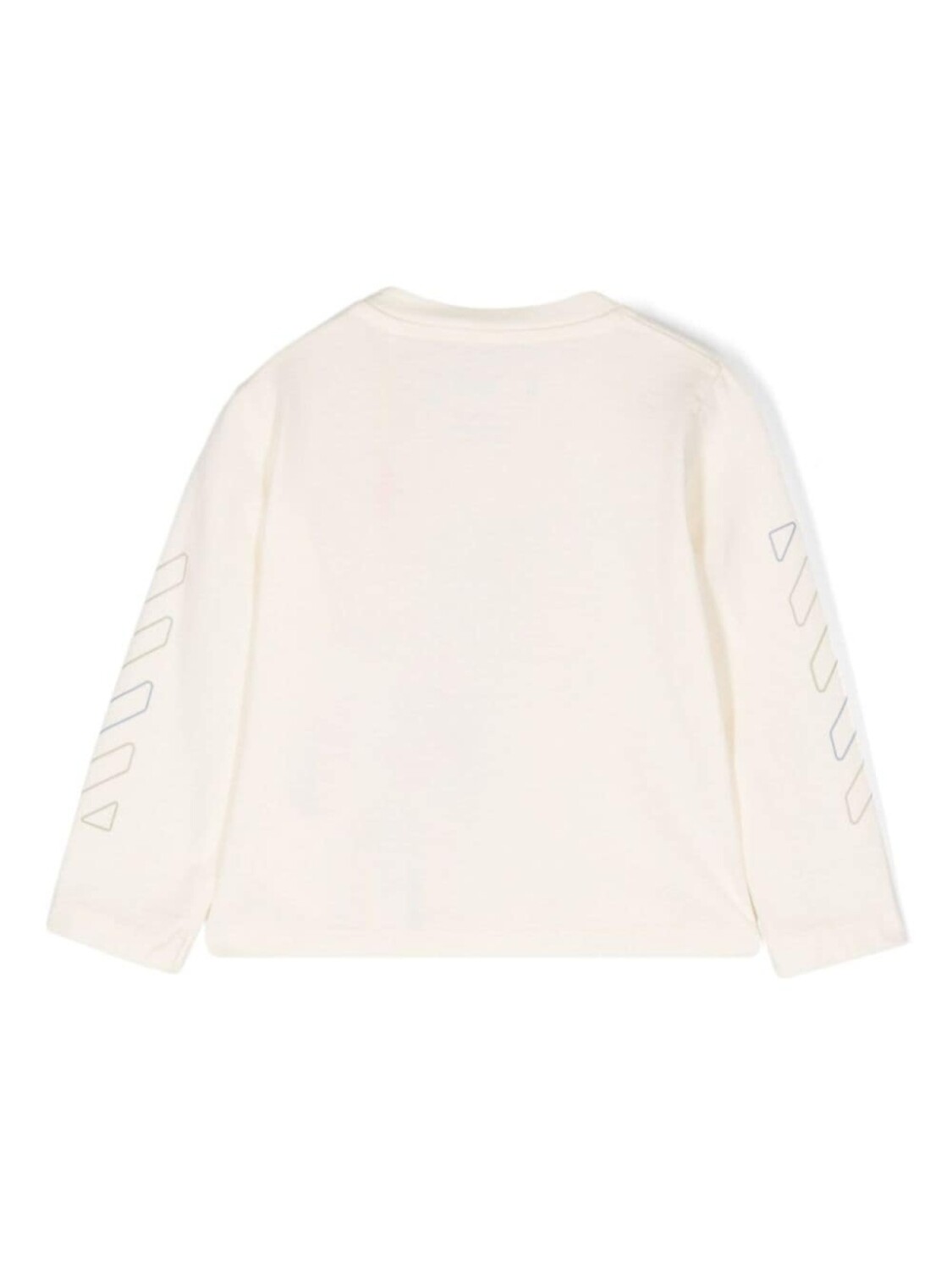 

Off-White Kids футболка из хлопка с длинными рукавами и логотипом Bookish, нейтральный цвет