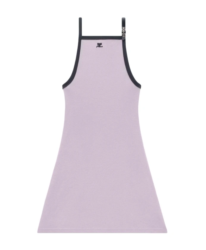 

Платье с пряжкой Courrèges, фиолетовый