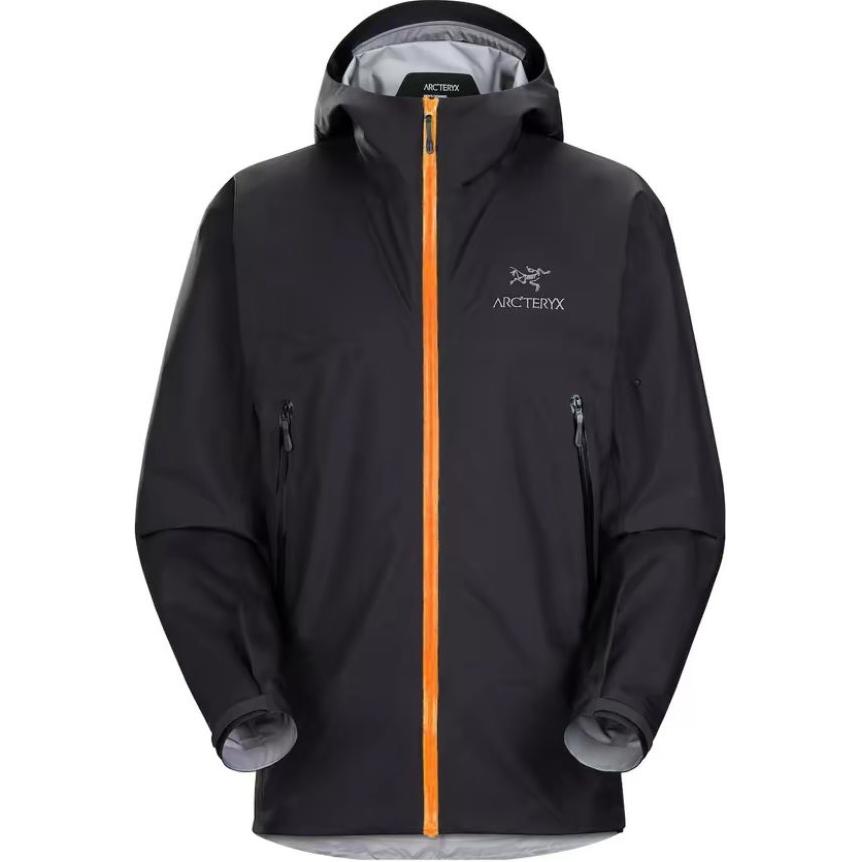 

Arcteryx Ветровка мужская водонепроницаемая ветрозащитная дышащая, Black Orange/Black Multi