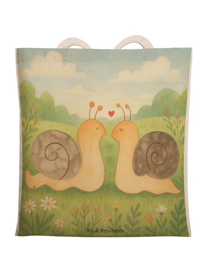 

Mr. & Mrs. Panda Сумка через плечо с рисунком в виде улиток, без надписи, белого цвета