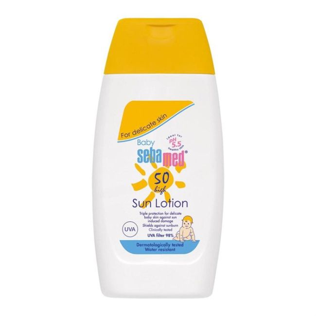 

Детский солнцезащитный лосьон Baby sun care multi protect spf50 Sebamed, 200 мл