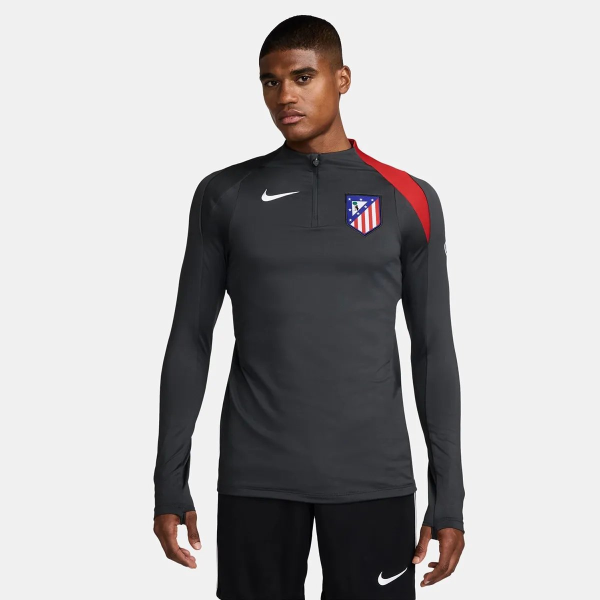 

Мужская футболка Atlético Madrid 2025-2026 Strike Drill Top Nike, серый