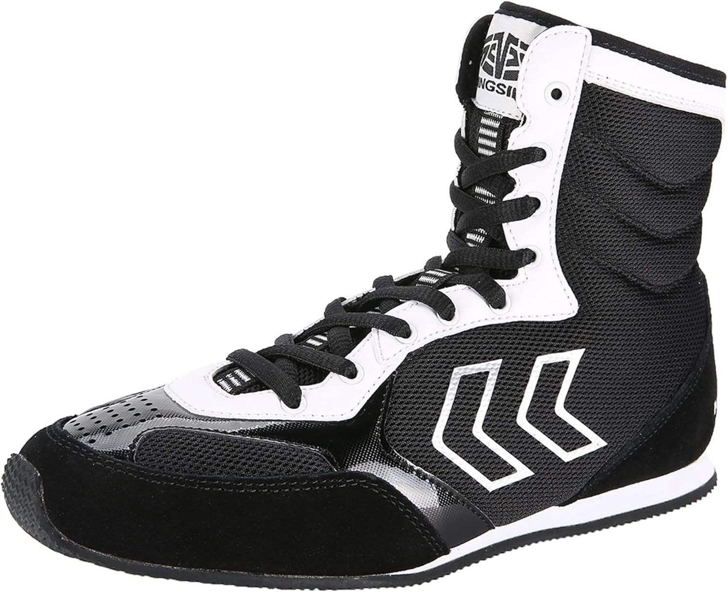 

Мужские борцовки, повседневные высокие боксерские кроссовки, спортивная обувь для тренировок, модные легкие боевые кроссовки Omcam, черный