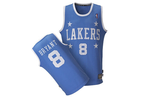 Спортивная футболка nba kobe bryant retro jersey blue Adidas, синий — фото 3