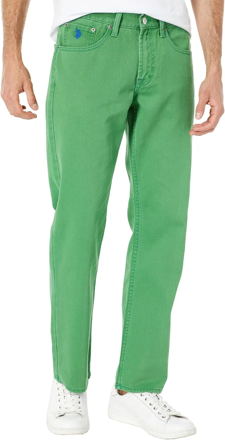 Джинсы Slim Straight U.S. POLO ASSN., Washed Cactus