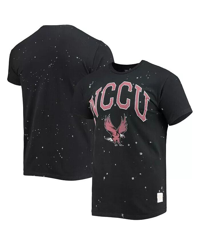 

Мужская черная футболка North Carolina Central Eagles Bleach Splatter Original Retro Brand