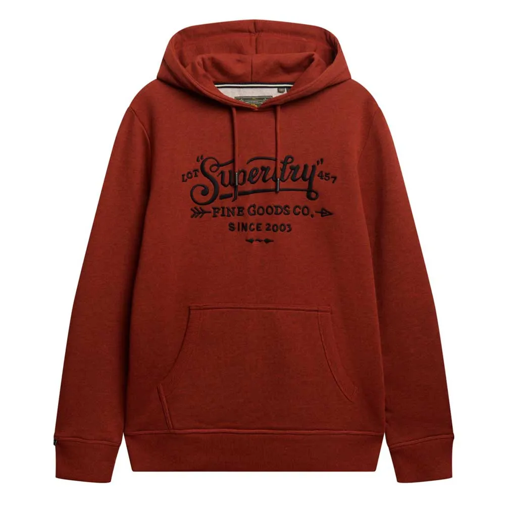 

Худи Superdry Outdoor Co Relaxed Fit, оранжевый