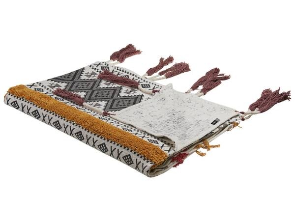 

Одеяло Beliani AMBALA, 130x1x180 см цвет beige/braun/grau/multicolor/orange