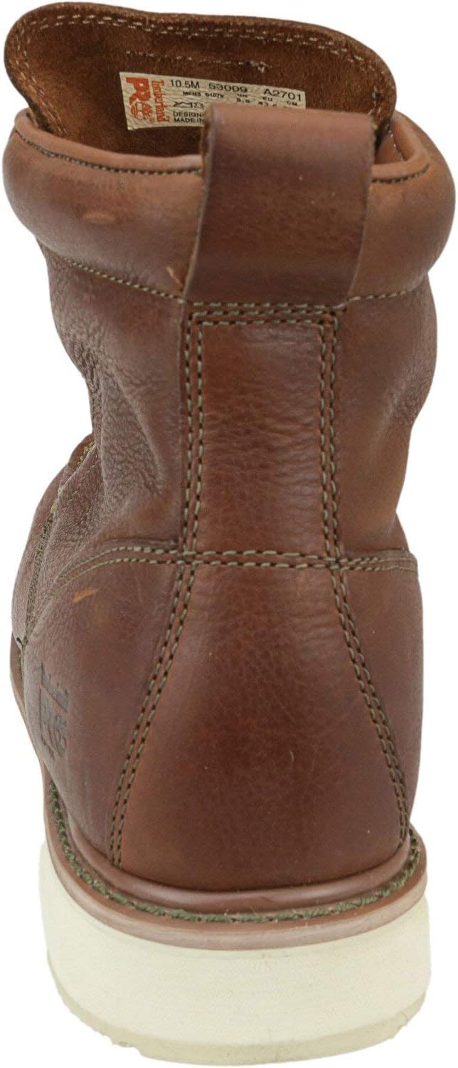 Рабочие ботинки Timberland PRO унисекс для взрослых Pro Wedge с мягким носком высотой 6 дюймов, Brown — фото 3