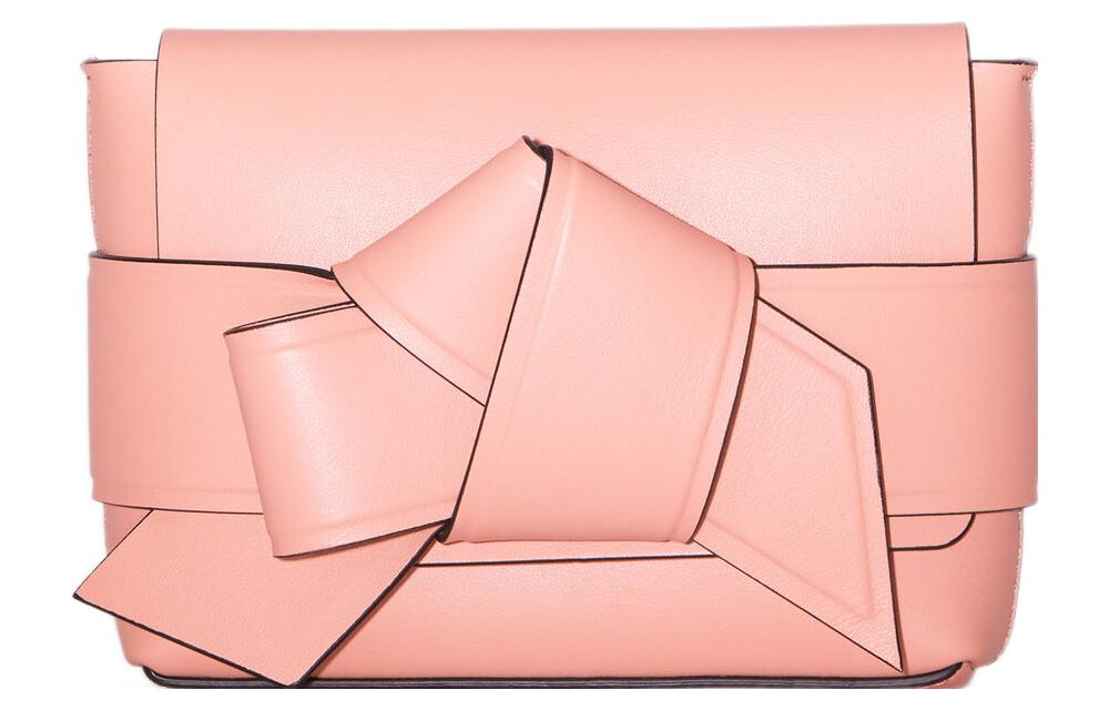 

Acne Studios Кожаная сумка через плечо мини женская розовая