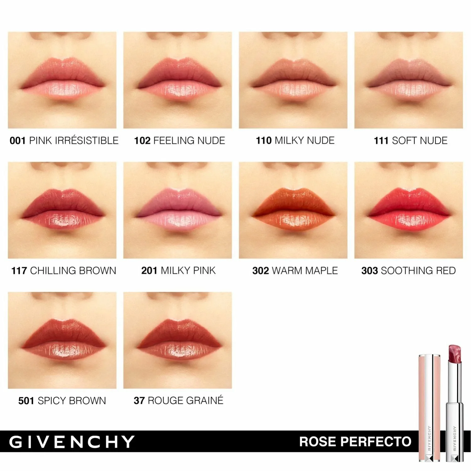 Блеск для губ Rose Perfect Givenchy Beauty, (501) Spicy Brown — фото 3