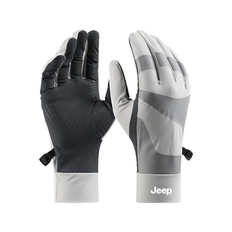 

Мужские перчатки для защиты от солнца Jeep, elegant серый