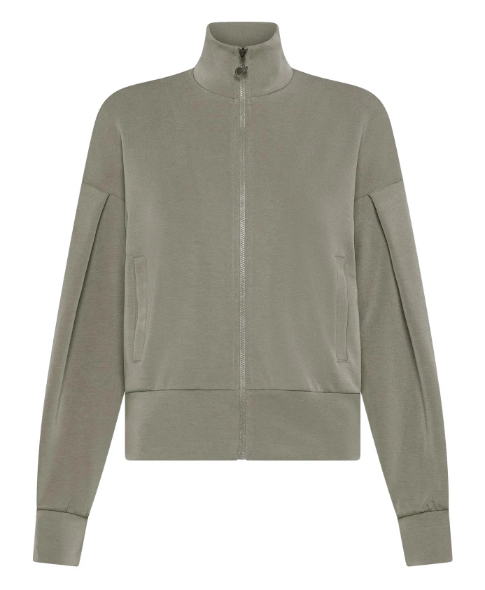 

Мягкая на ощупь толстовка на молнии из модала Deha, серый