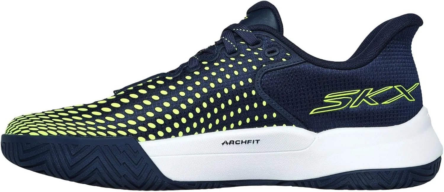 Мужские кроссовки Skechers Viper Court Elite, темно-синий/желтый