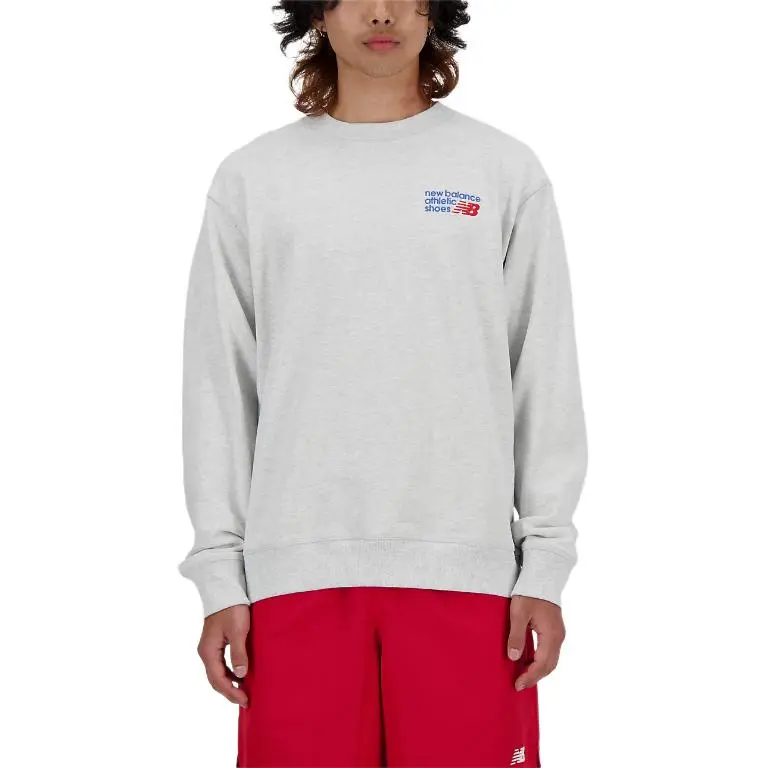 

Свитшот мужской Heather Powder Gray New Balance
