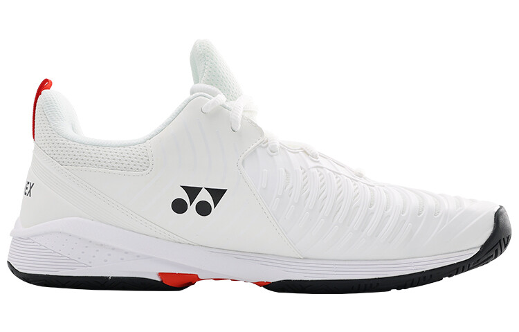 Кроссовки YONEX Tennis Shoes Unisex Low-top White/Red, белый/красный — фото 2