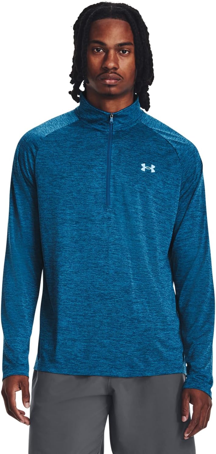 

Толстовка Under Armour Men's Tech 2.0 ½ Zip, (426) Varsity Blue/Blizzard