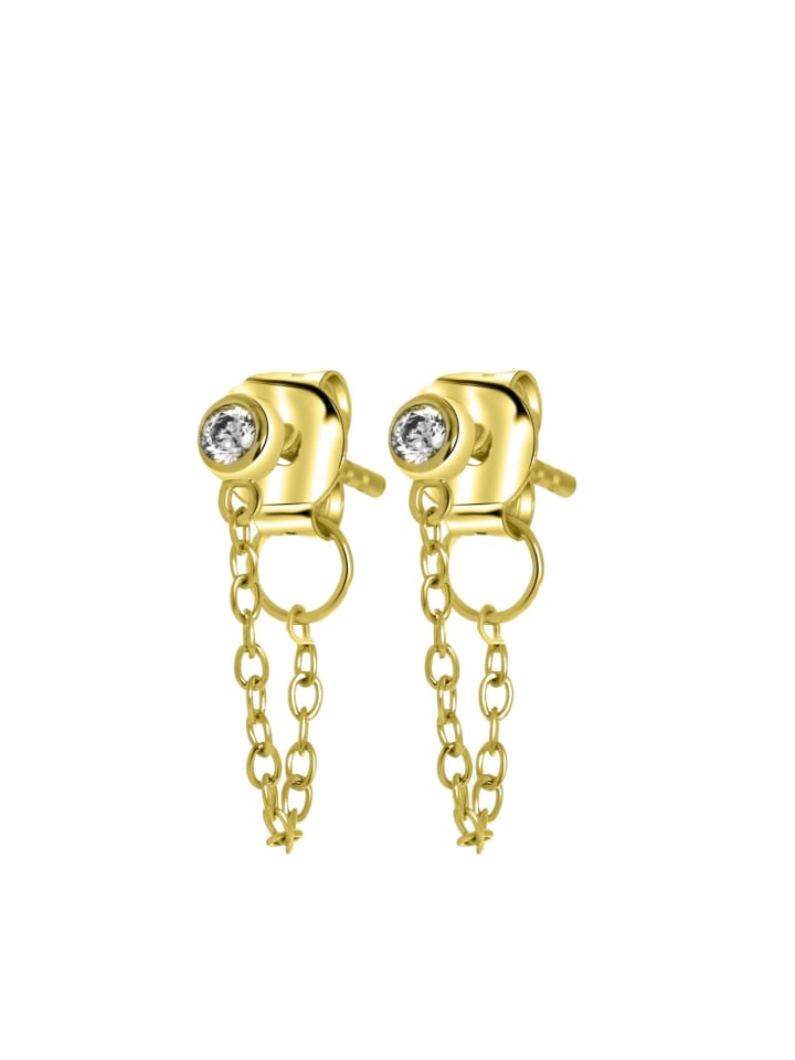 

Lucardi Круглые серьги из стерлингового серебра 925 пробы