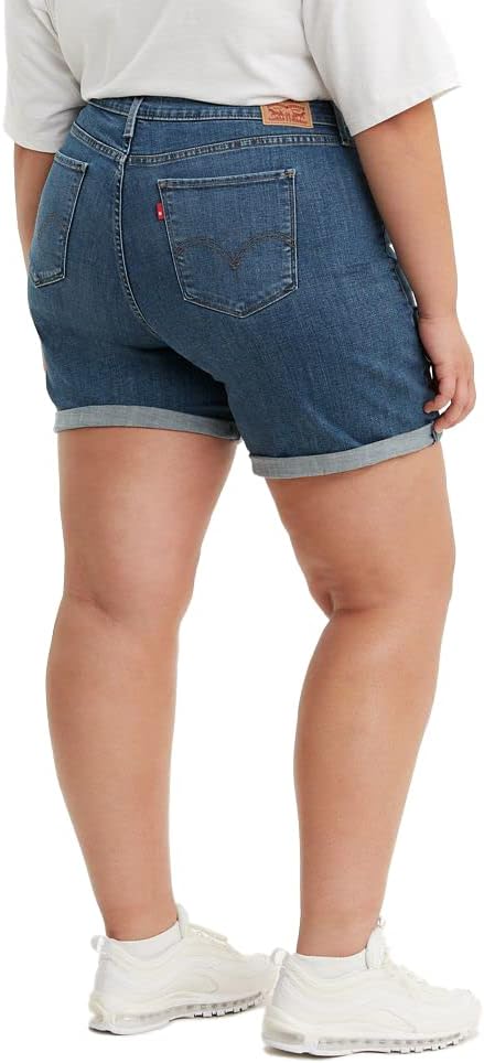 Женские шорты Levi's средней длины, мягкий, чисто-белый, размер 32, Hawaii Ocean — фото 3