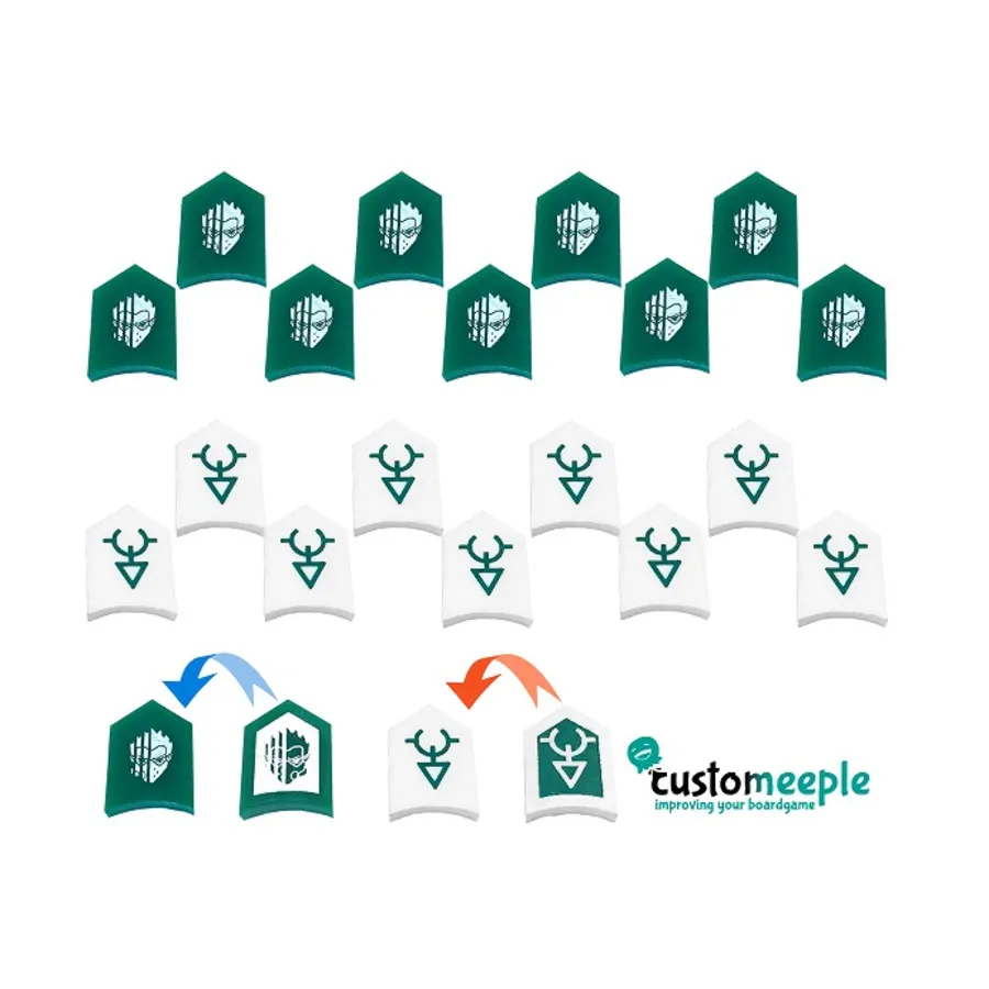 

Жетоны активации - Аэрлдарский корсар Запятнанный Бездной, Game Accessories - Kill Team (Customeeple)