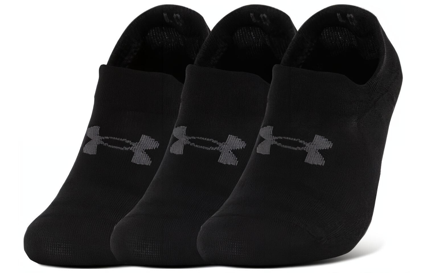 

Носки унисекс до щиколотки Under Armour, цвет 3 Pack (Black)