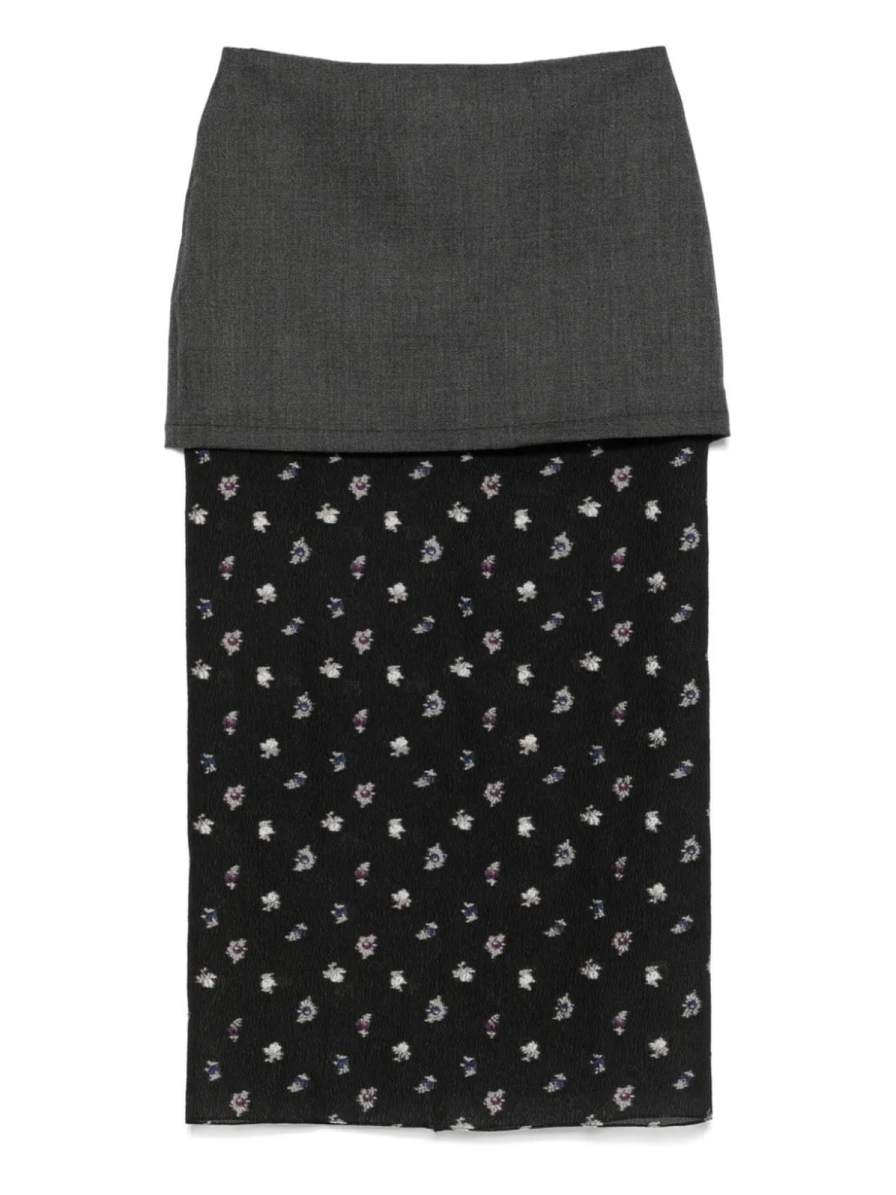 

RACIL многослойная юбка макси Demi, черный