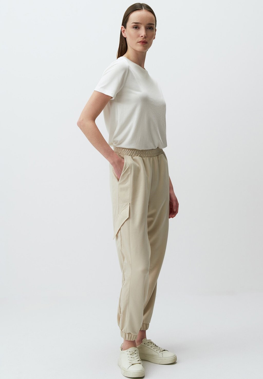 

Спортивные брюки HIGH WAIST ELASTICIZED JOGGER Jimmy Key, бежевый