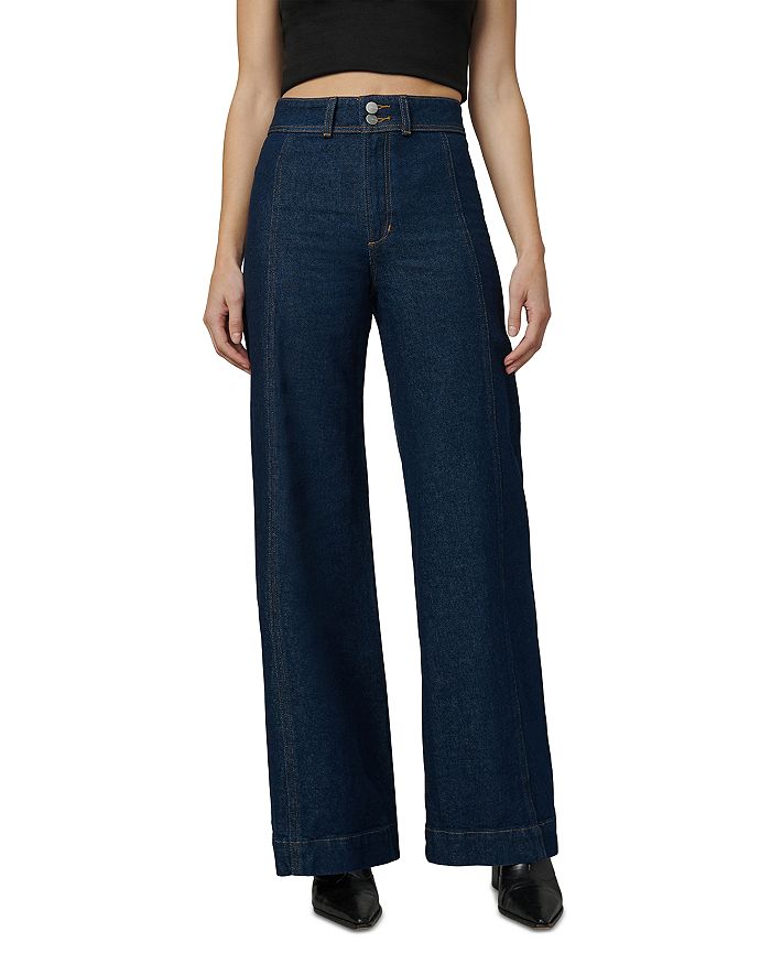 

Широкие джинсы со швом в цвете Rinse Joe's Jeans, синий