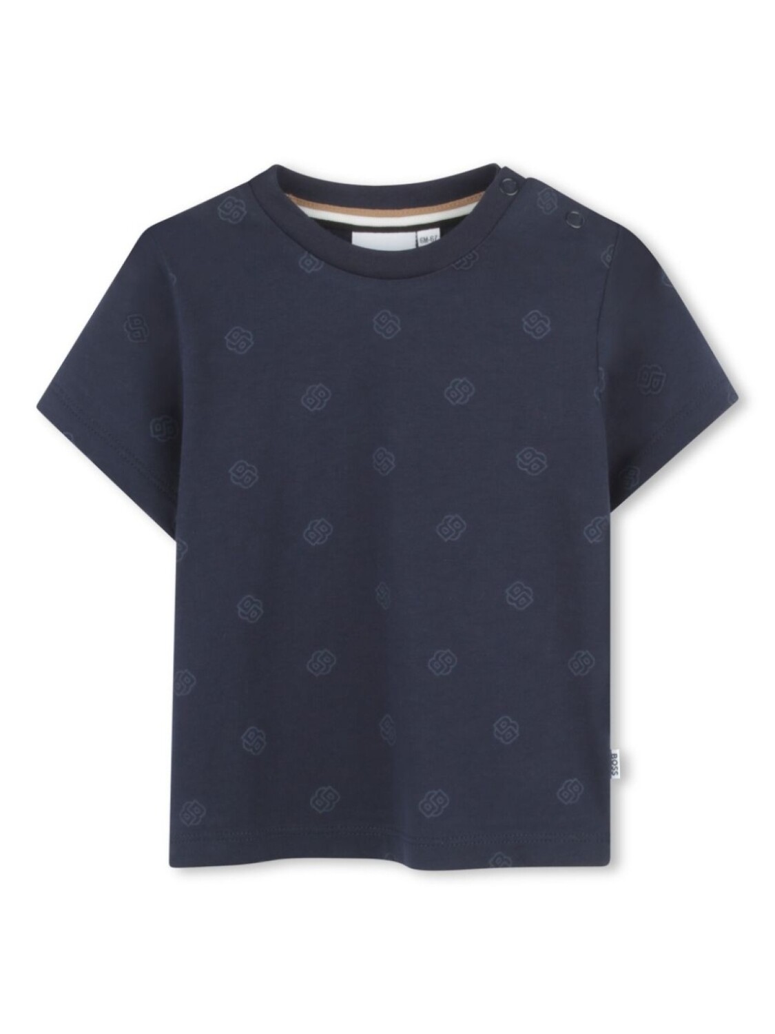 

BOSS Kidswear футболка с геометричным принтом, синий