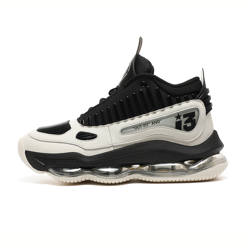 

Баскетбольные кроссовки Basketball Shoes Unisex High-Top Oatmeal Rice Black Iverson
