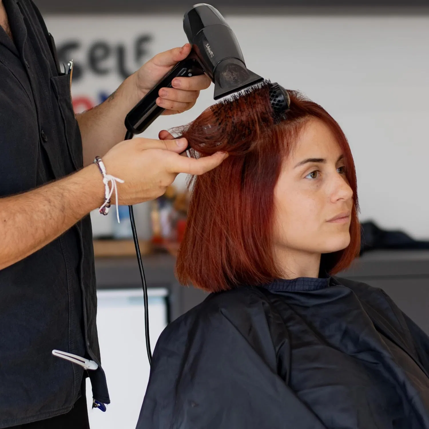 Круглая щетка для укладки волос Olivia Garden Expert Blowout Shine Olivia Garden, Black — фото 3